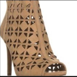 Michael Kors peep toe booties-NWOT